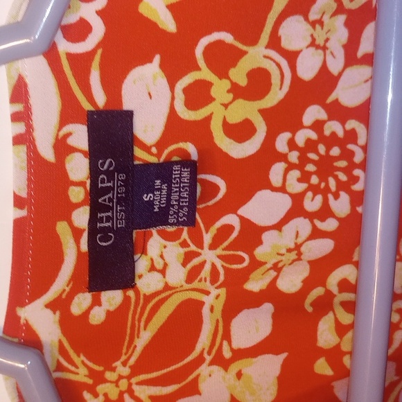 Chaps Size Small Floral Aline Dress - Picture 3 of 3